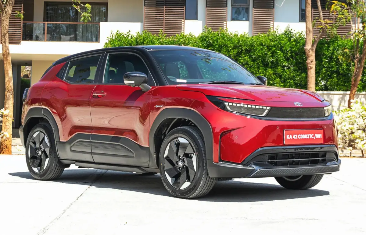 ed Toyota Urban Cruiser Ebella featuring 18-inch aerodynamic alloy wheels